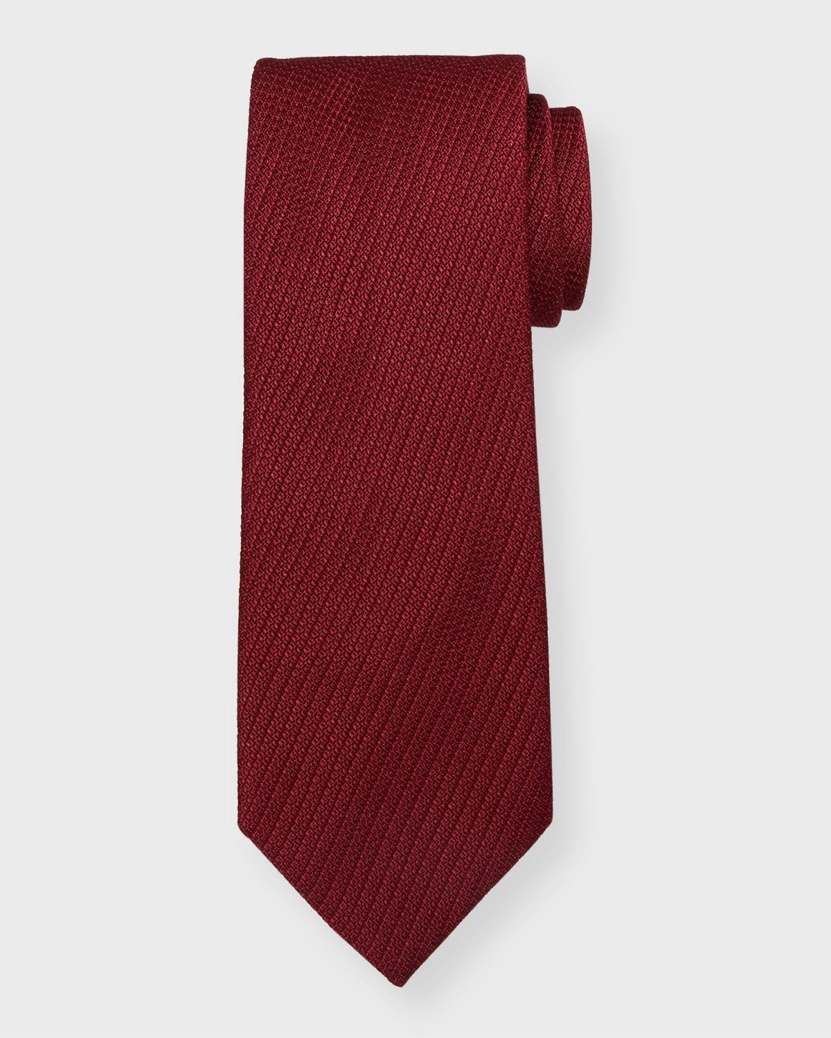 Mens Textured Silk Tie Product Image