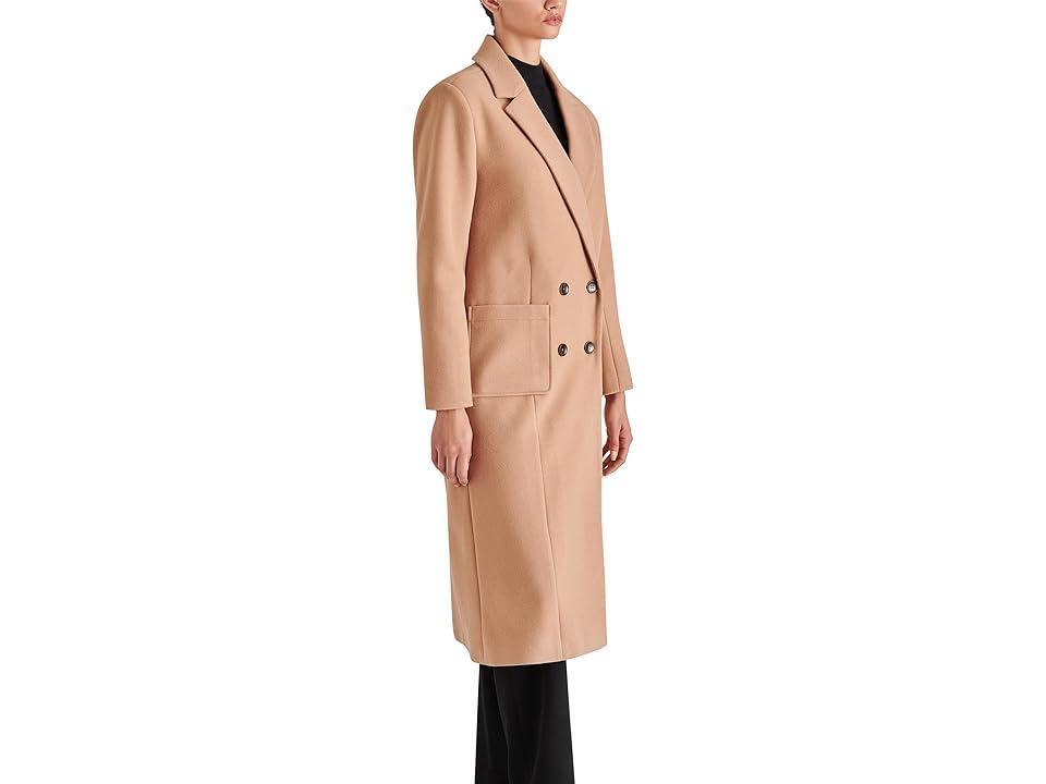 Steve Madden Nell Coat (Camel) Women's Clothing Product Image