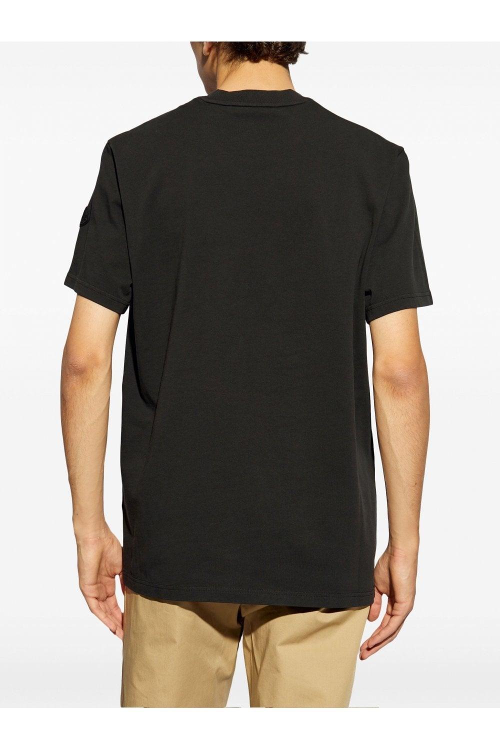 Logo Cotton Jersey T-shirt In Black Product Image