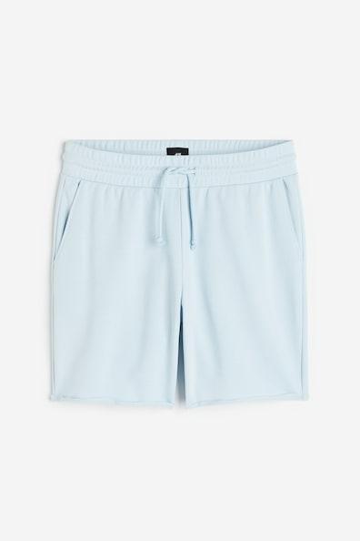 H & M - Regular Fit Sweatshorts - Blue Product Image