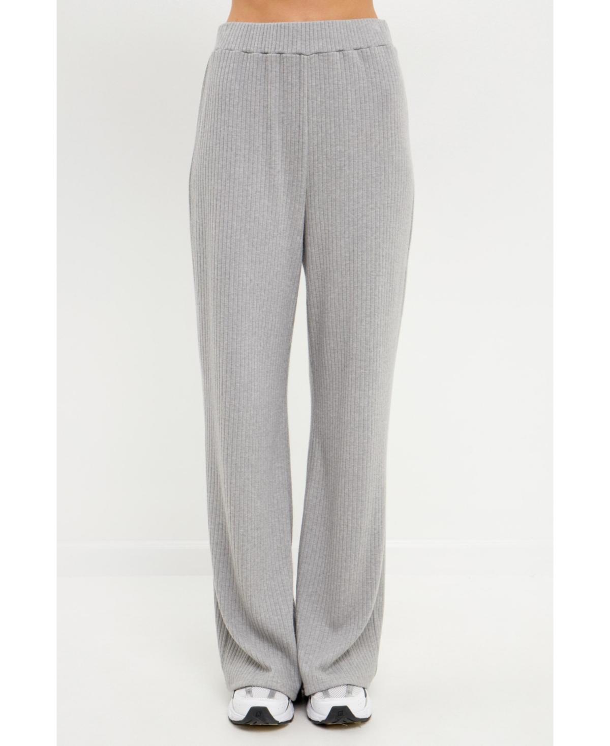 Grey Lab Womens Loungewear Knit Pants Product Image