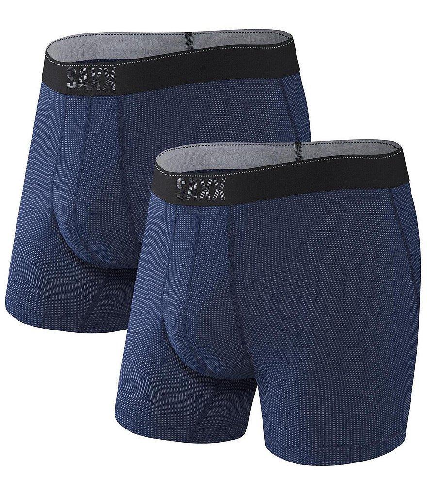 SAXX Quest Quick-Dry Mesh 5#double; Inseam Boxer Briefs 2-Pack Product Image