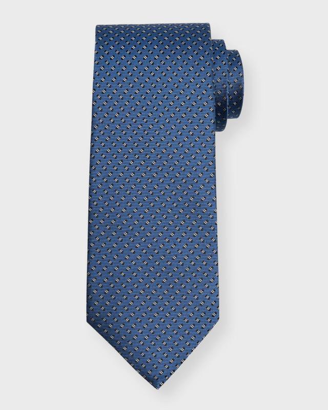 Mens Microprint Silk Tie Product Image