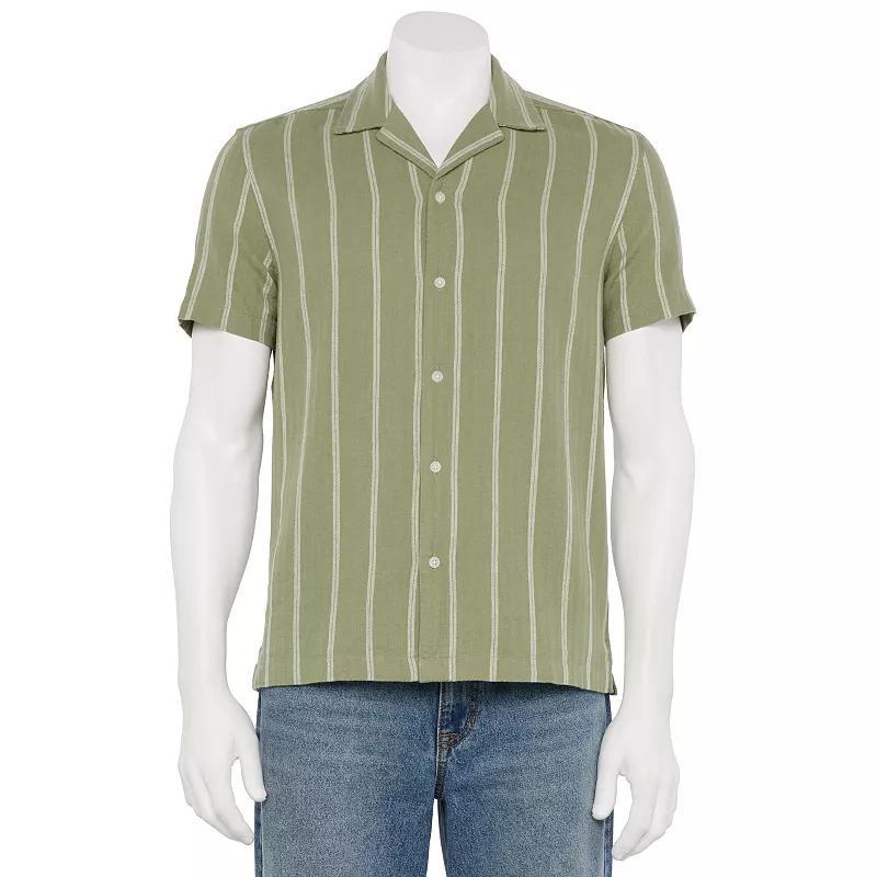 Mens Sonoma Goods For Life Short Sleeve Camp Collar Shirt Product Image