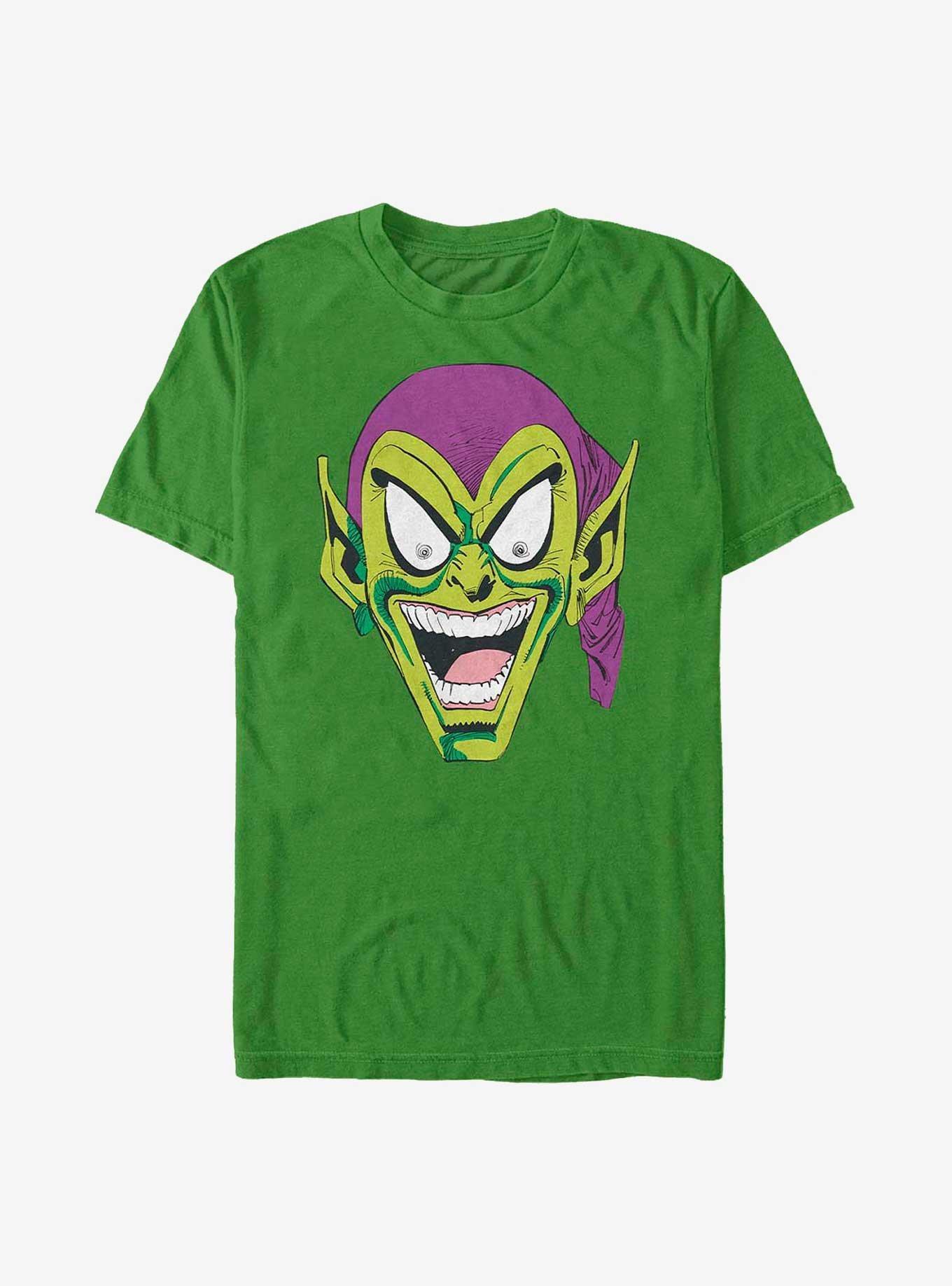 Marvel Spider-Man Goblin Head Extra Soft T-Shirt Product Image