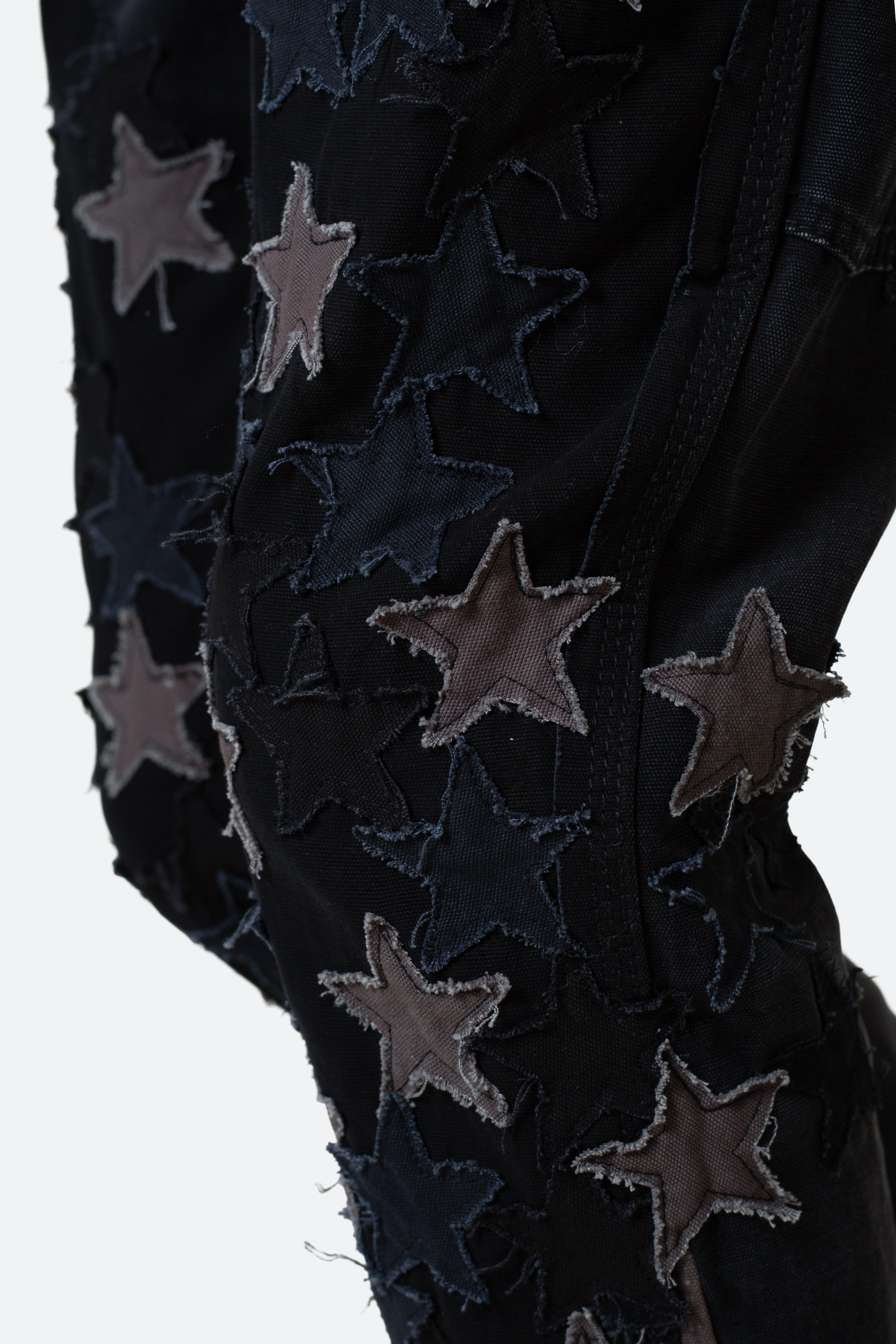 B451 Star Flare Denim - Black Product Image