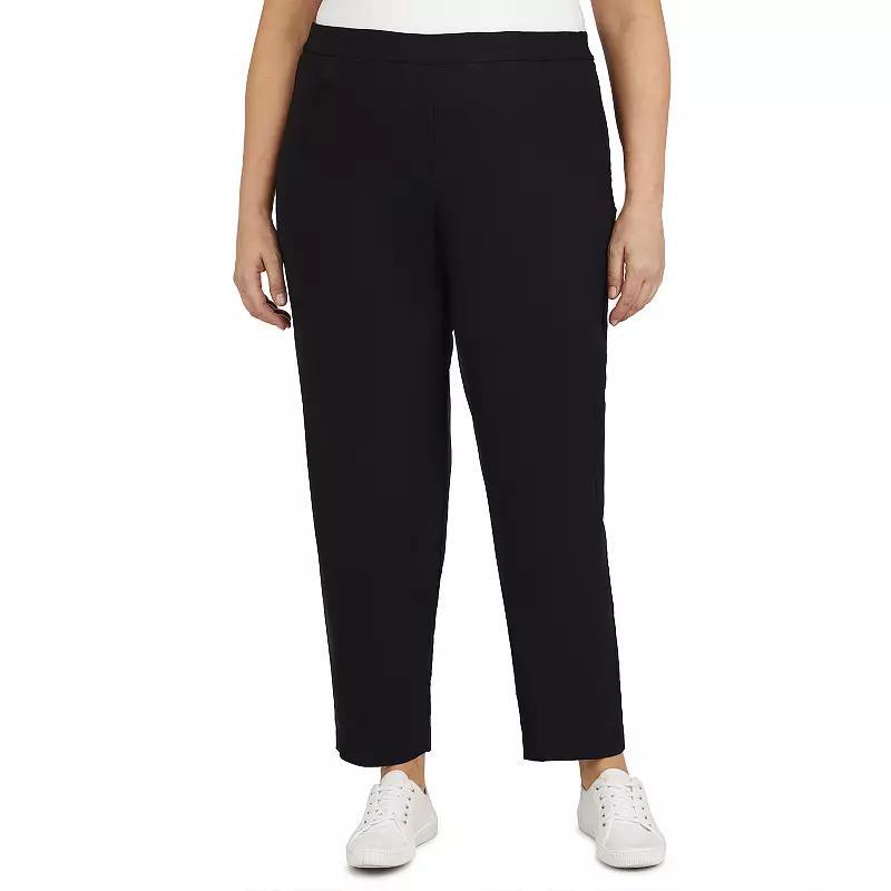 Plus Size Alfred Dunner Allure Pull On Ankle Pants, Womens Product Image