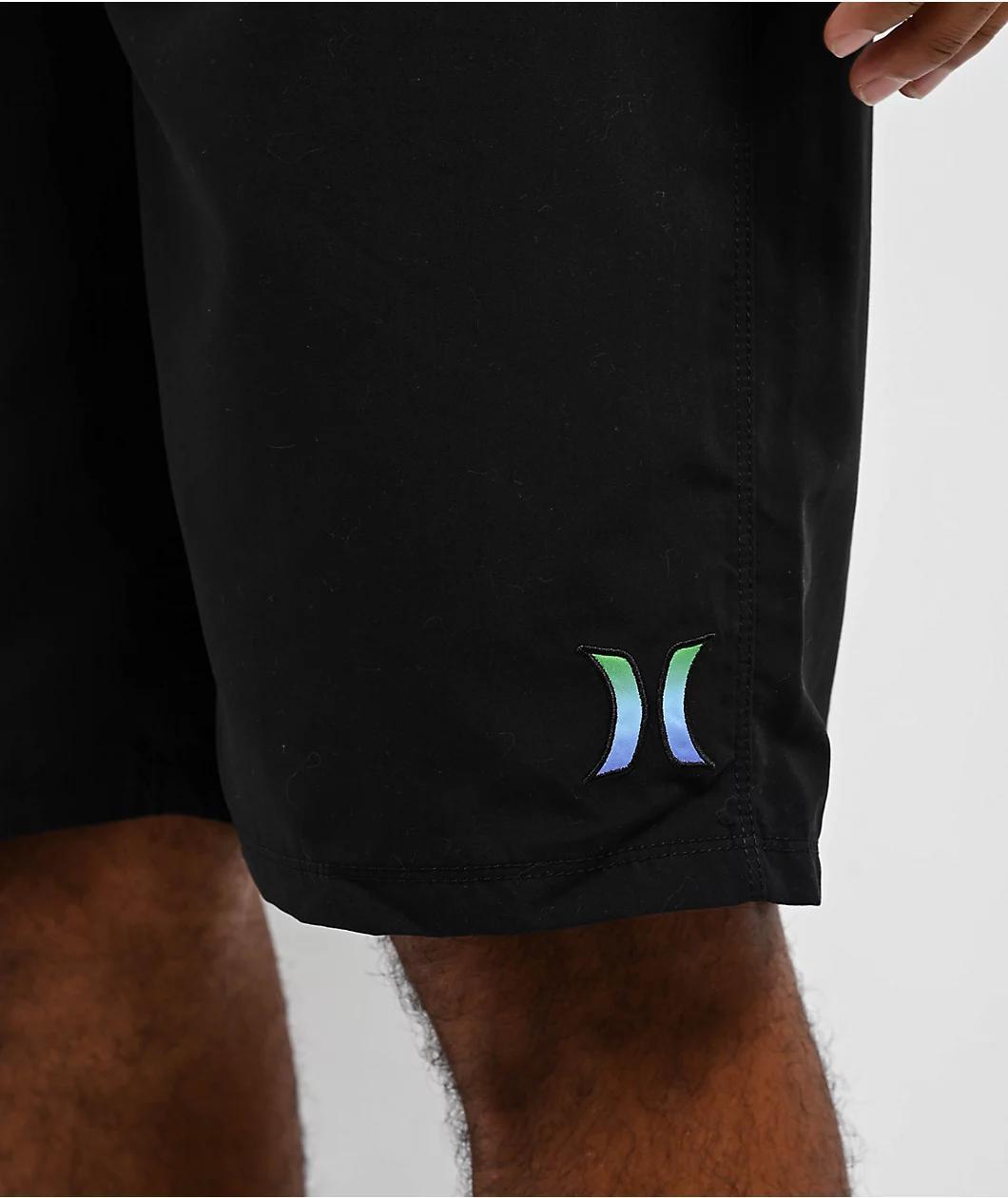 Hurley Gradient Black Board Shorts Product Image