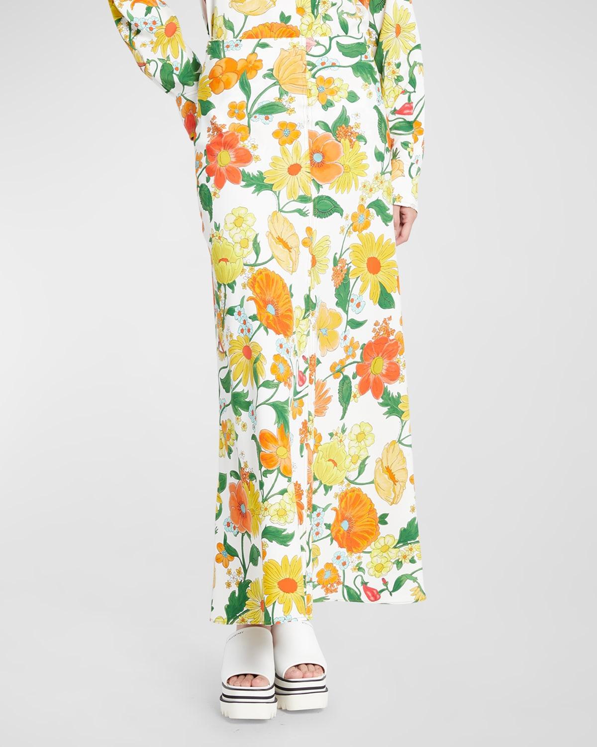 Floral-Print Maxi Skirt product image