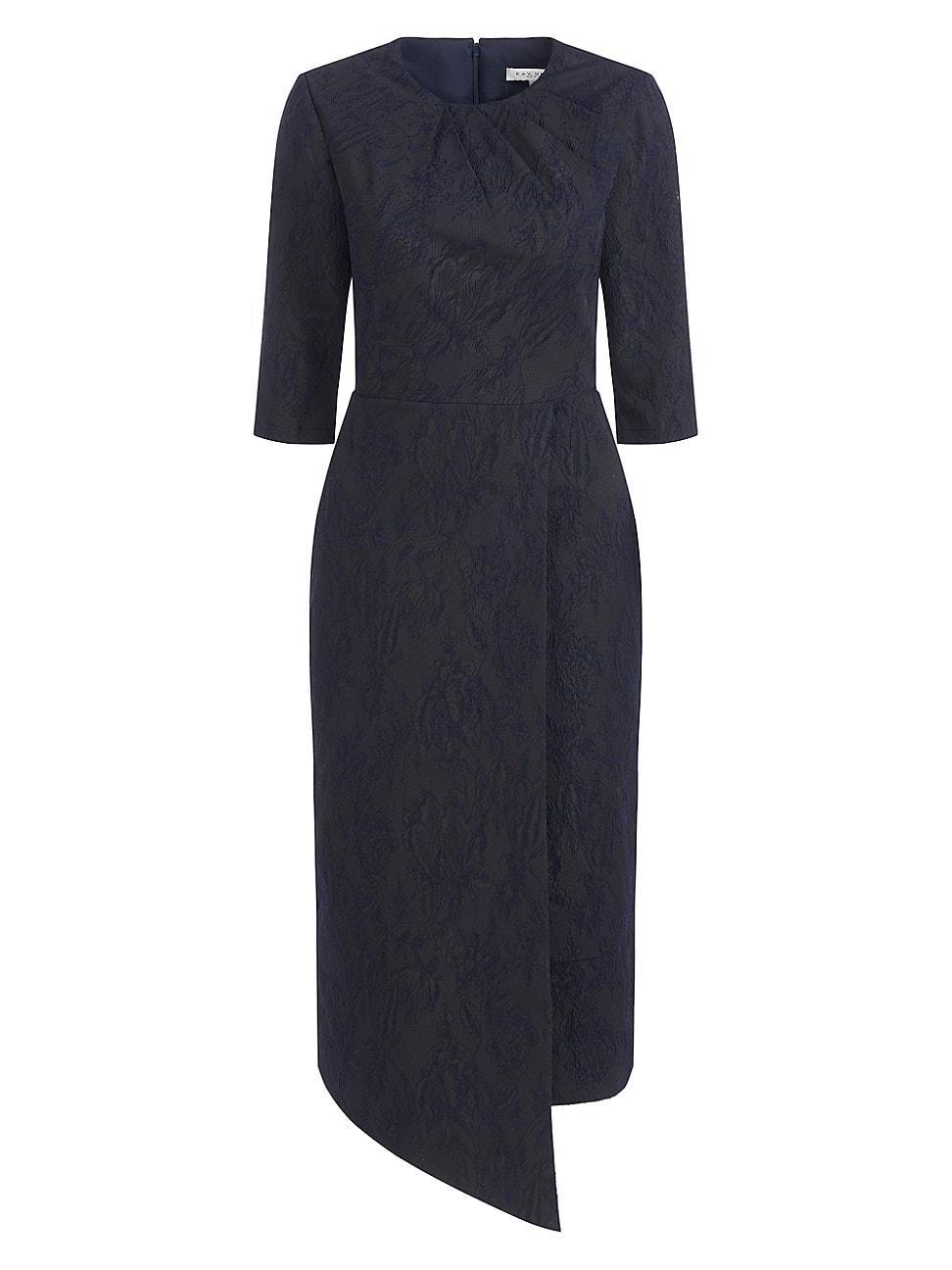 Womens Gloria Stretch-Jacquard Midi-Dress Product Image