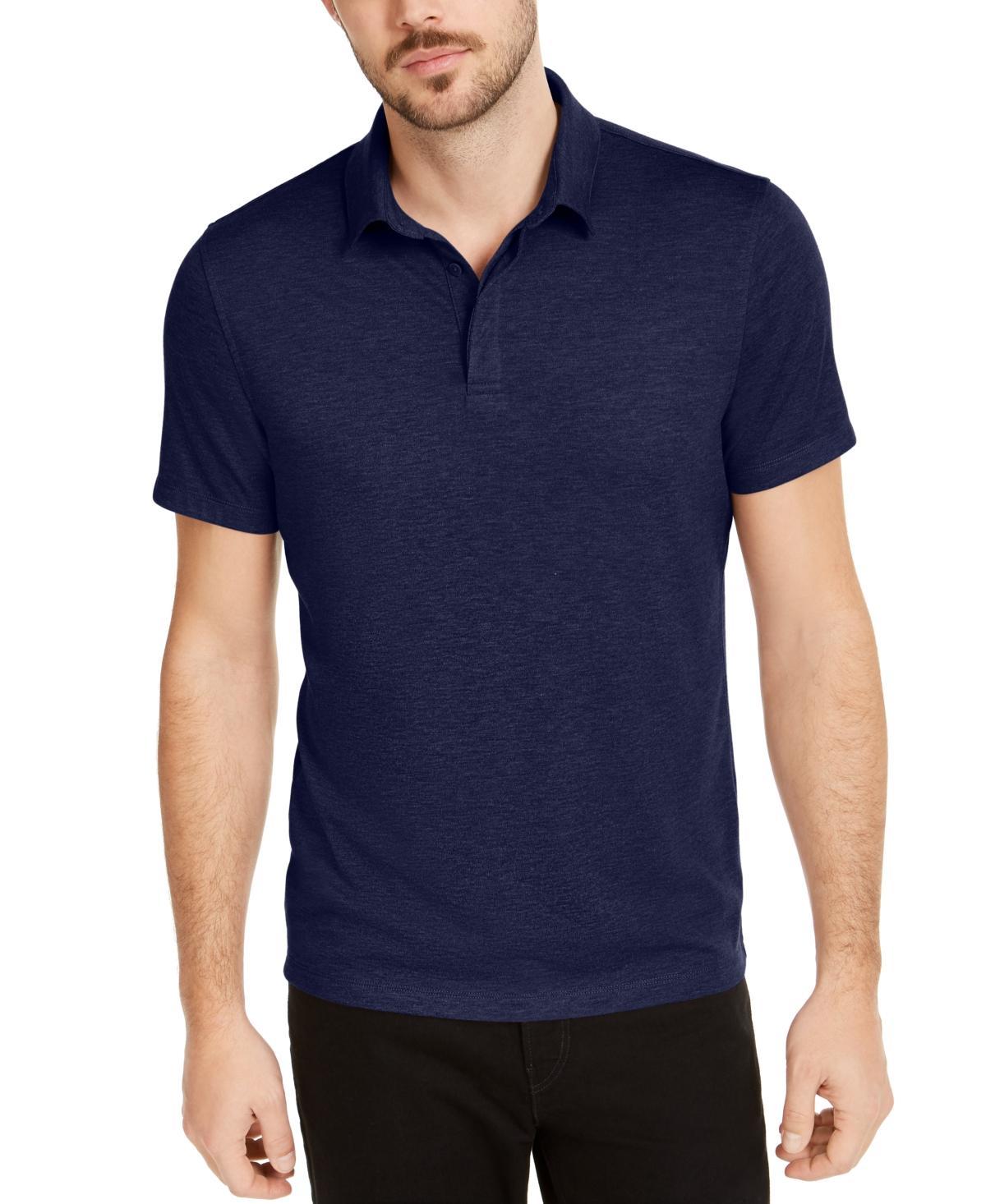 Alfani Mens AlfaTech Stretch Solid Polo Shirt, Created for Macys Product Image