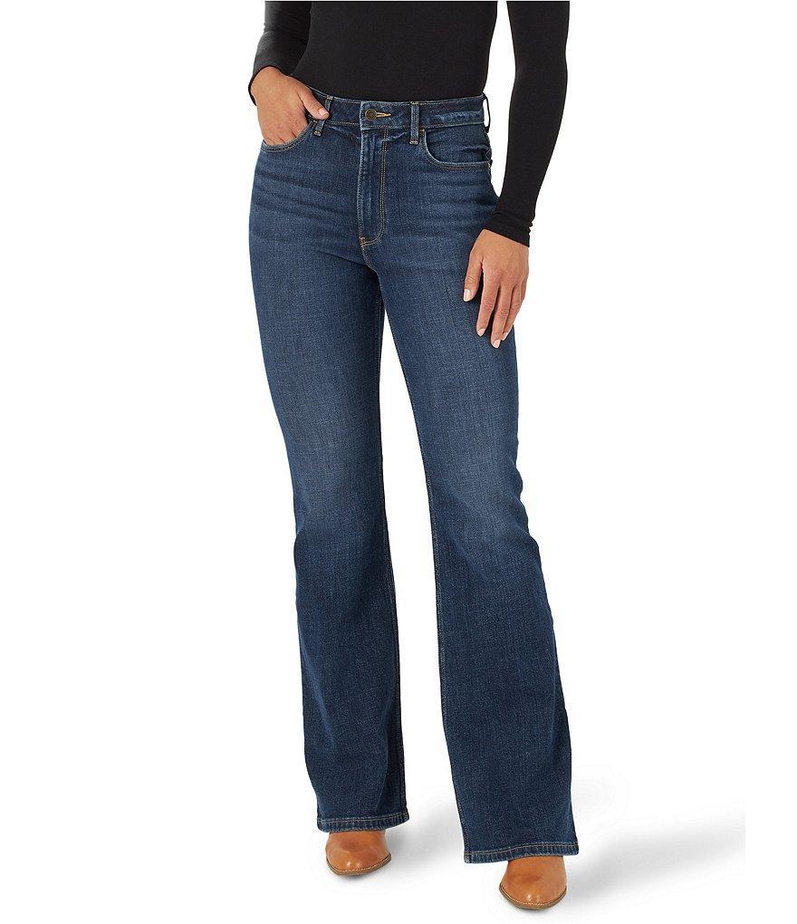 Wrangler® High Rise Fierce Flare Jeans product image