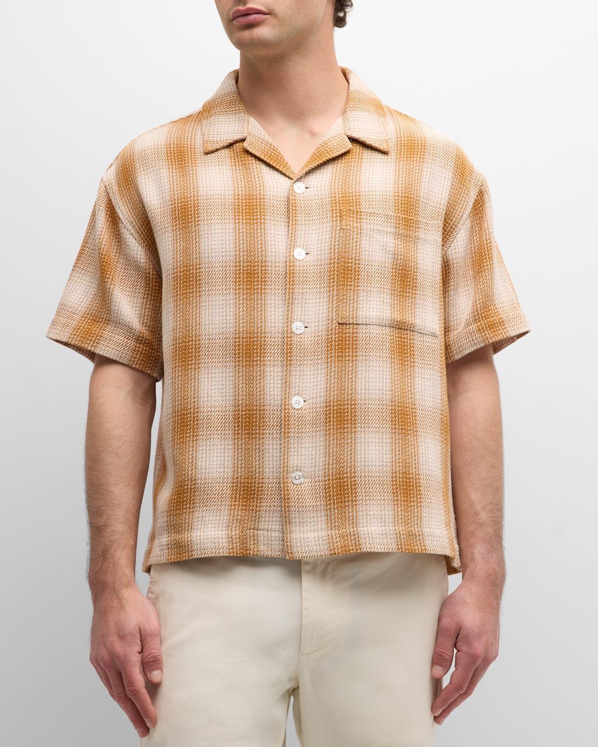 Mens Baja Plaid Camp Shirt Product Image