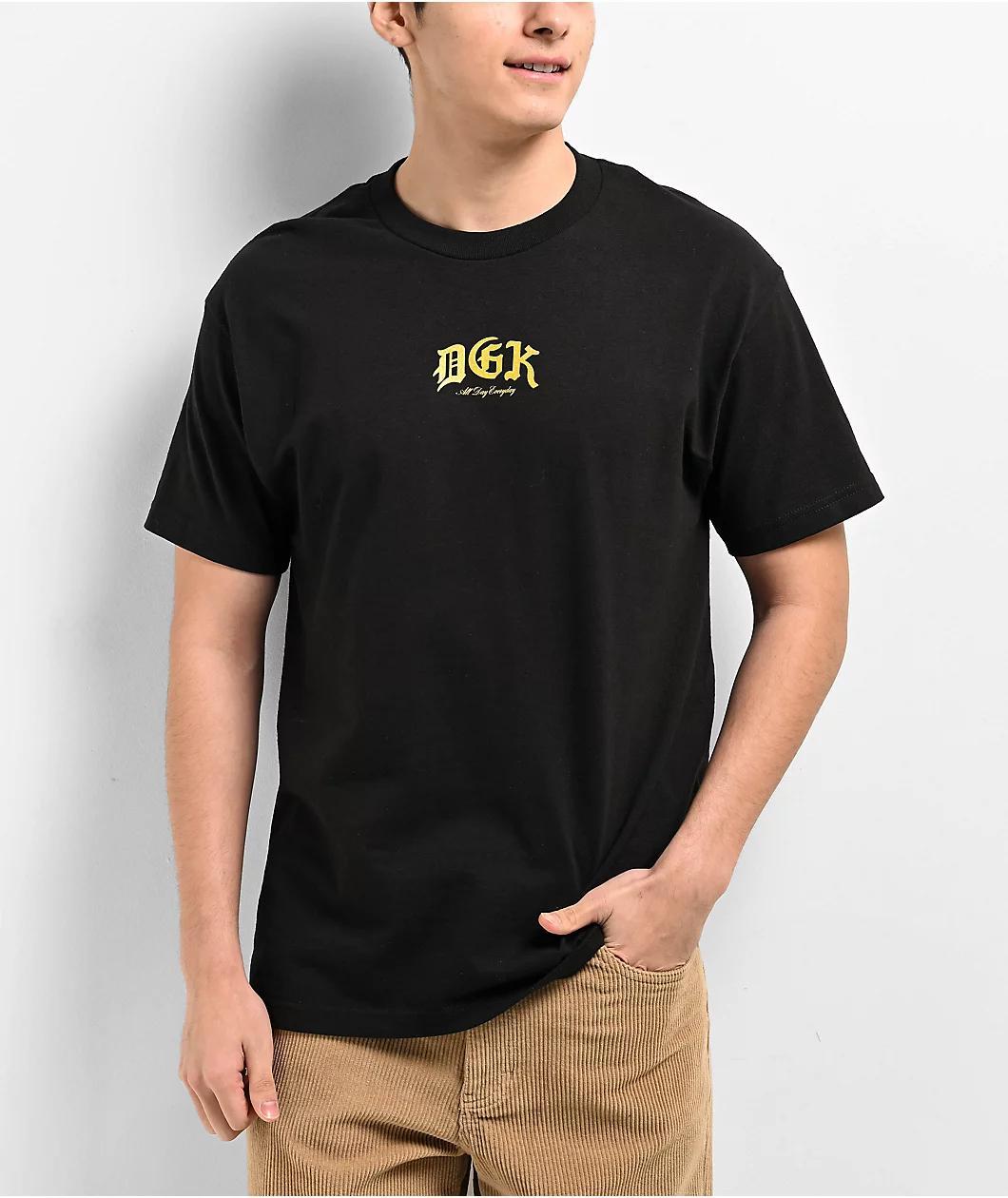 DGK No Quarter Black T-Shirt Product Image