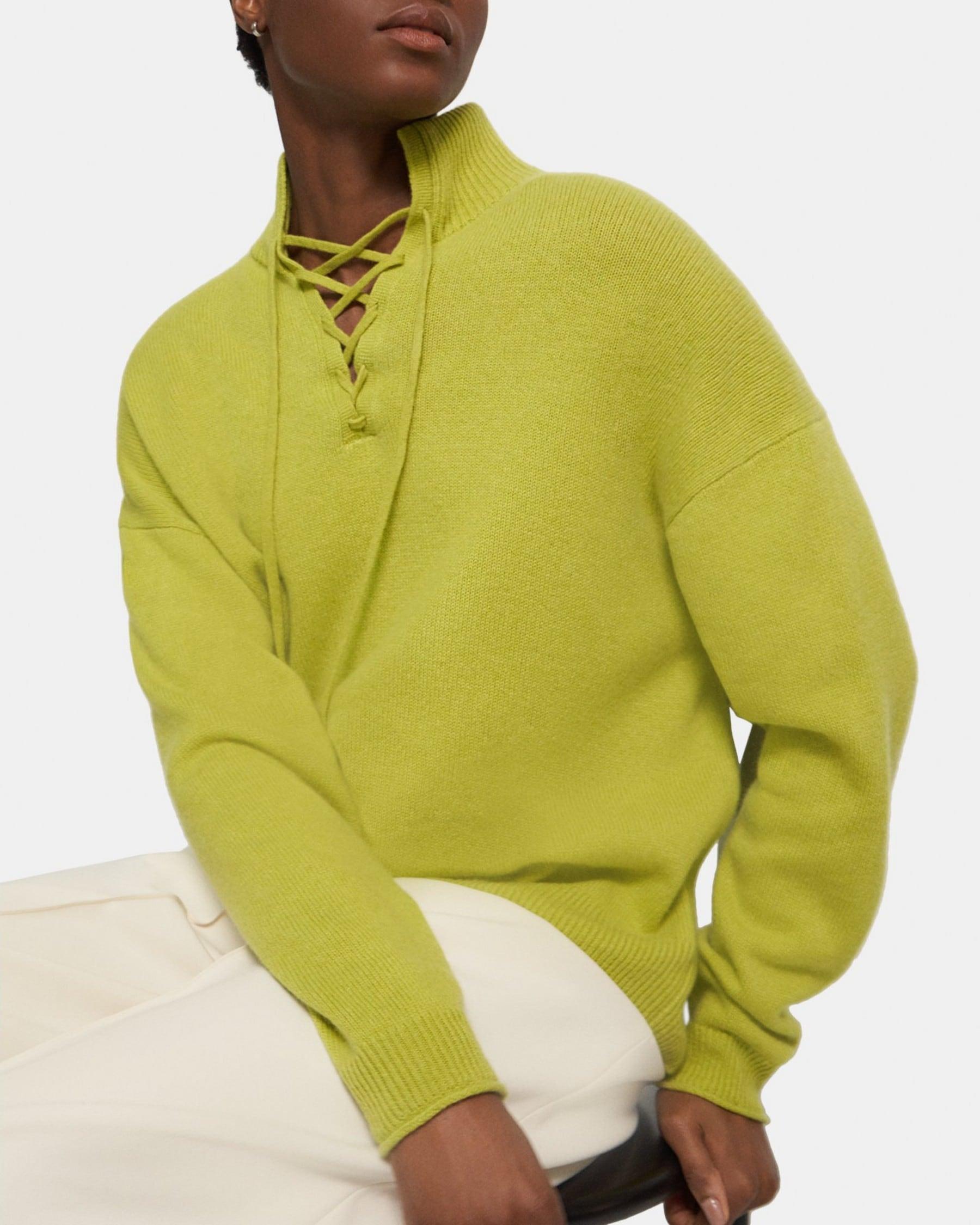 Drawstring Sweater in Cashmere product image