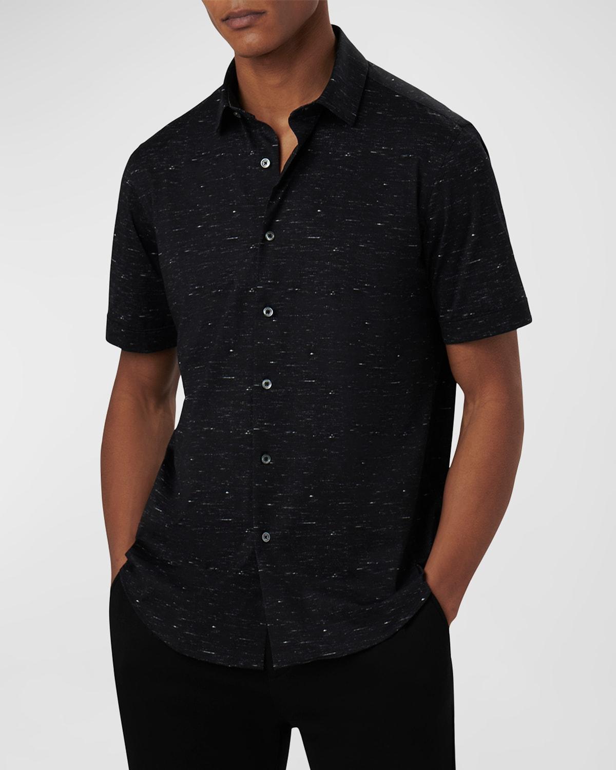 Mens OoohCotton Tech Heathered Sport Shirt Product Image