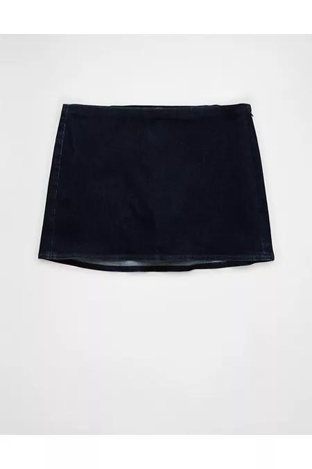 AE Next Level Low-Rise Micro Mini Denim Skort Women's Product Image