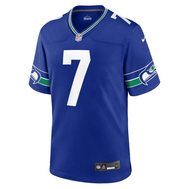 Geno Smith Seattle Seahawks Nike Men's NFL Game Football Jersey Product Image