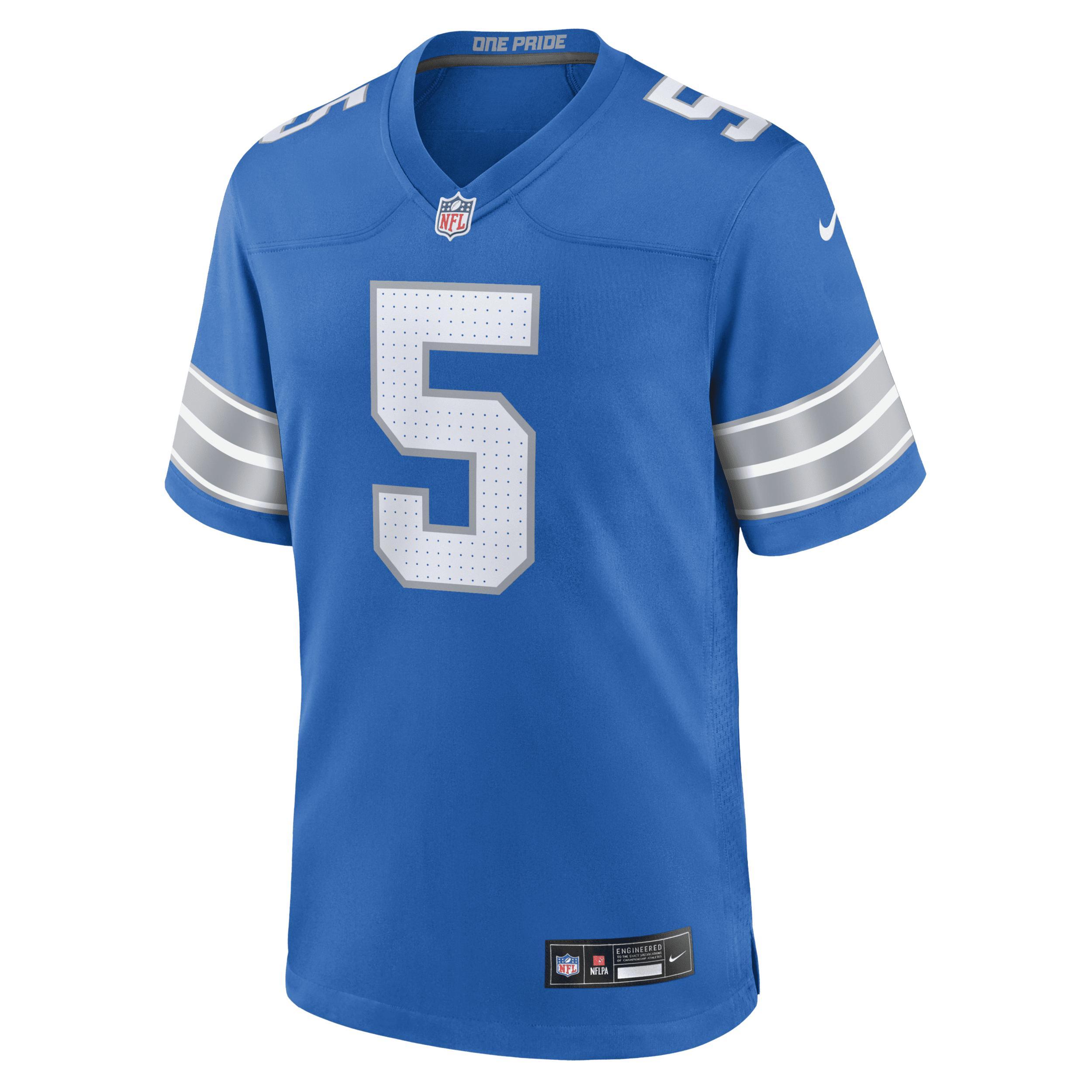 David Montgomery Detroit Lions Nike Men's NFL Game Football Jersey Product Image