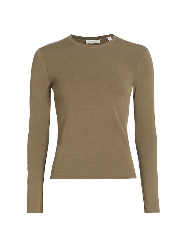 Vince Clean Fit Crewneck Top Product Image