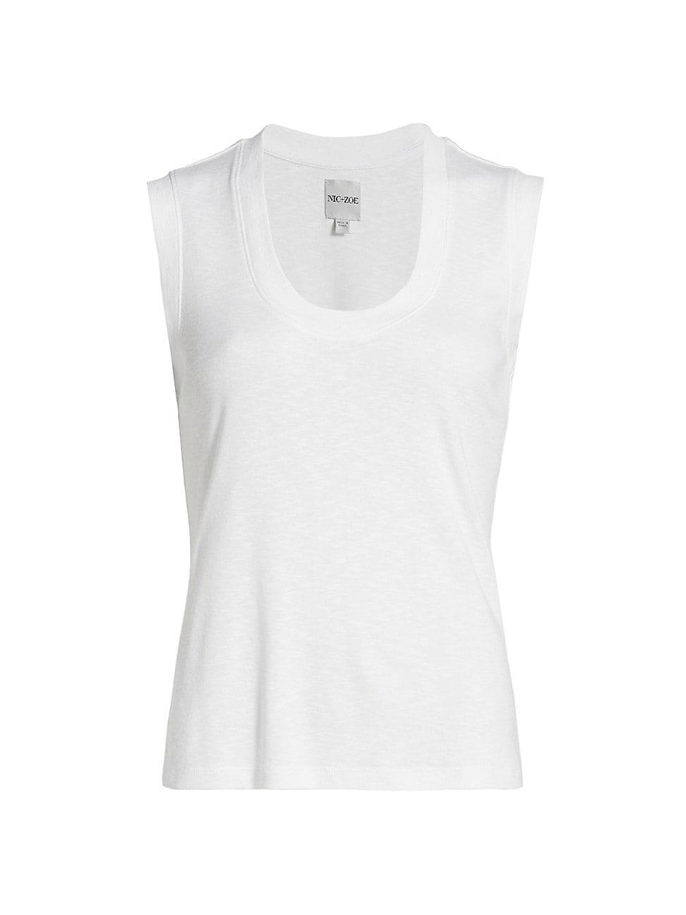 Womens Textured Slub-Knit Tank Product Image