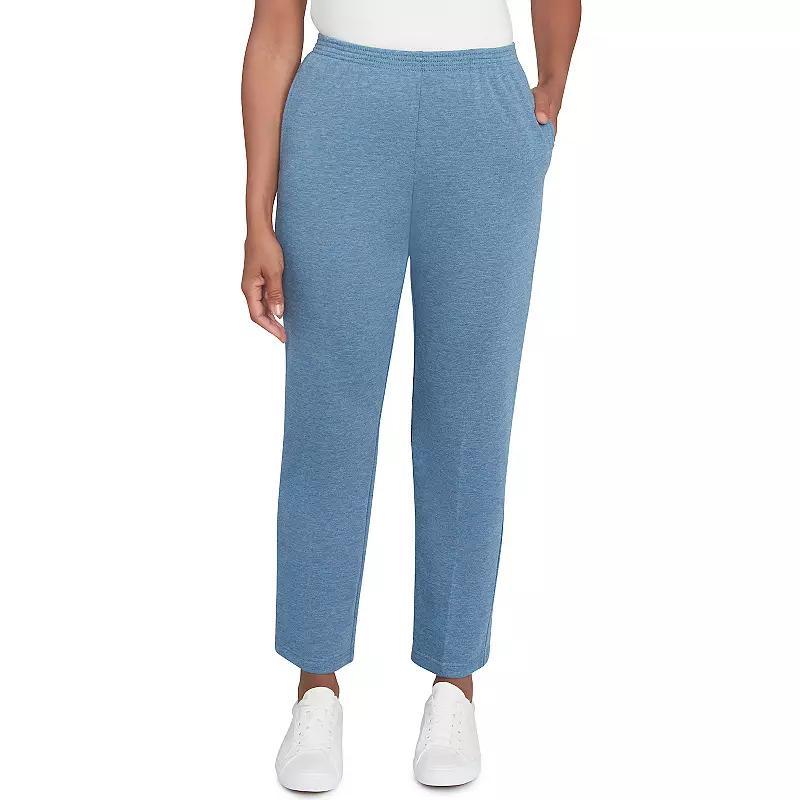 Petite Short Alfred Dunner Traditional Comfort Pants, Womens Blue Product Image