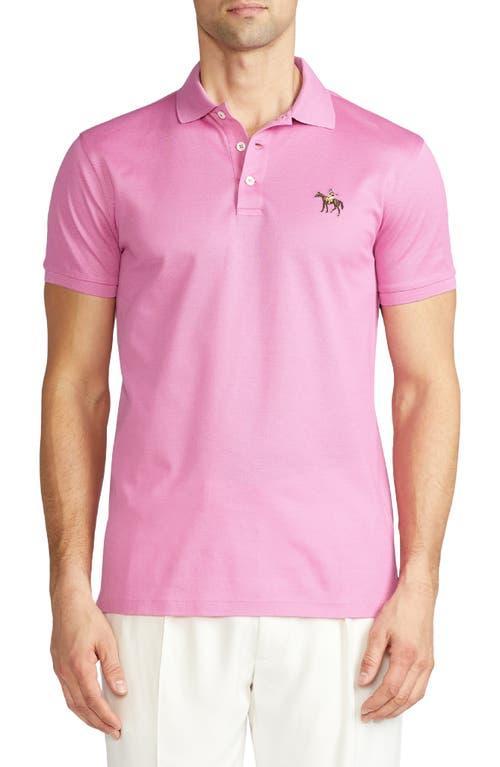 Mens Cotton Pique Standing Horse Polo Product Image