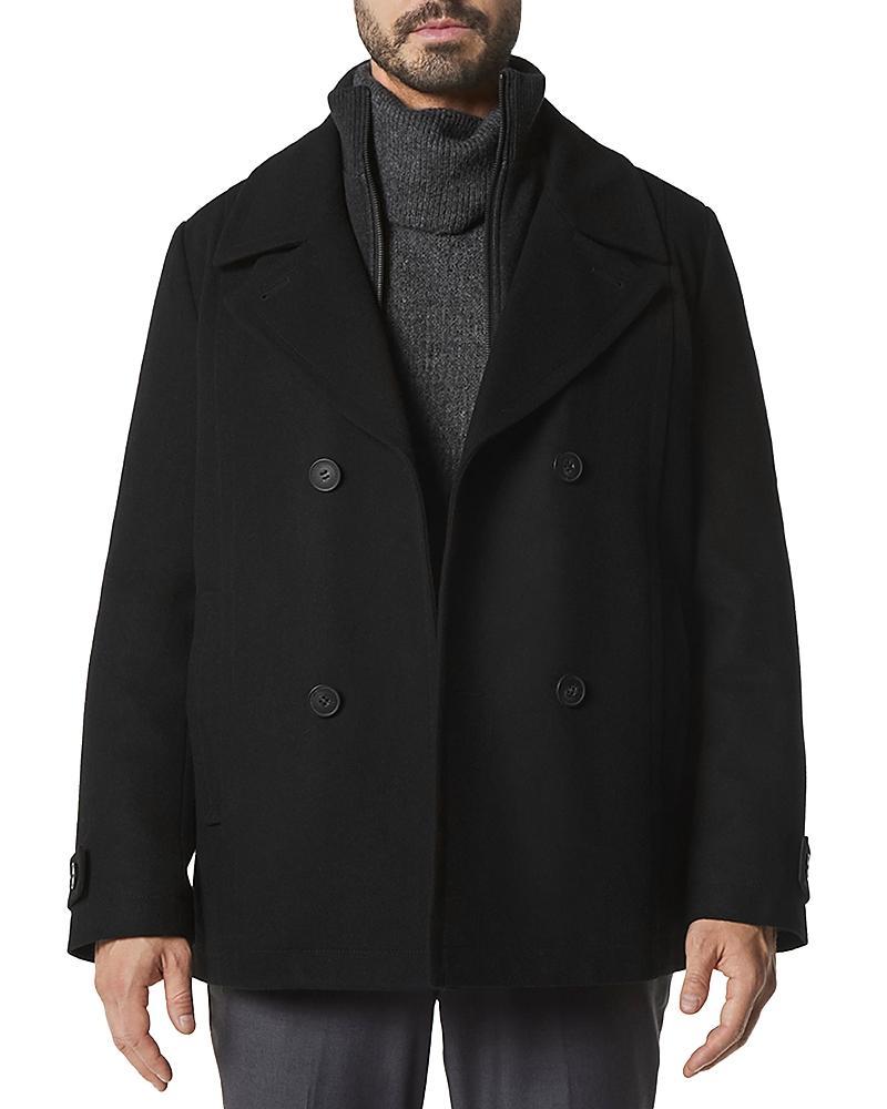 Marc New York Men's Danton Button-Front Wool Peacoat Product Image