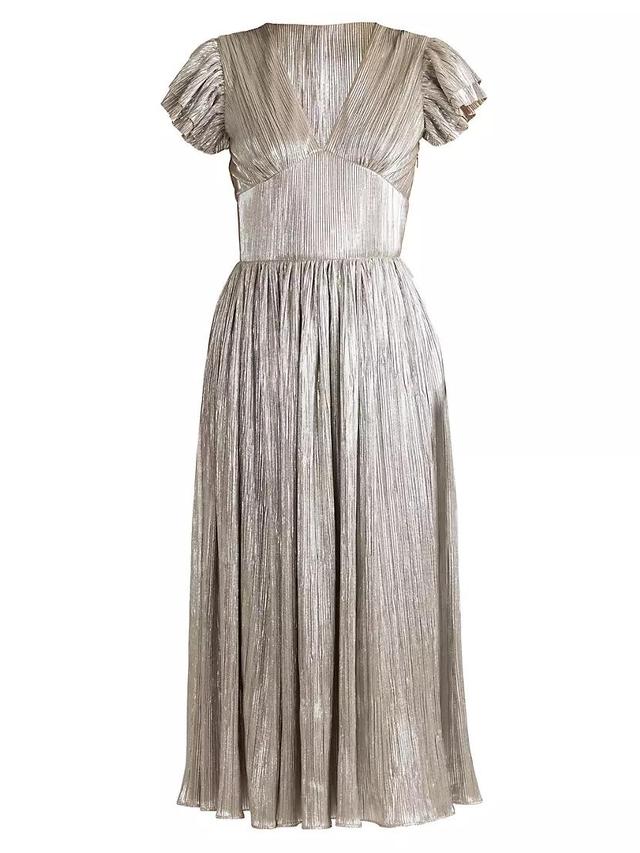 Hera Plissé Maxi Dress Product Image