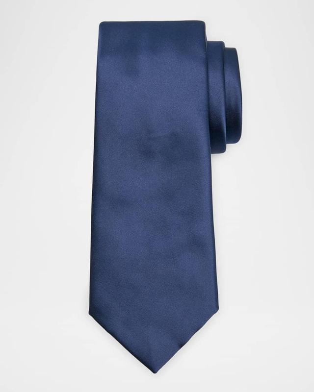 Men's Solid Silk Tie Product Image