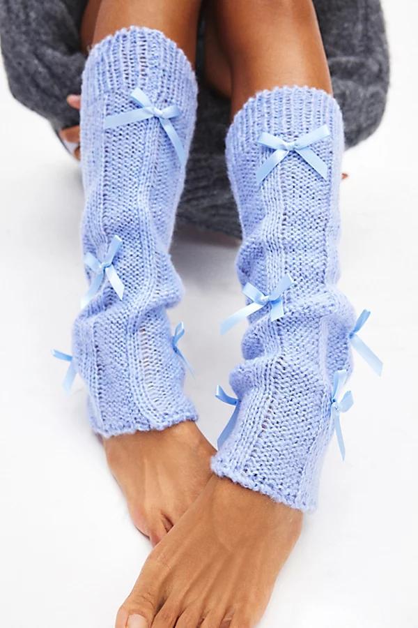 Femme 3D Bow Leg Warmer Womens at Urban Outfitters Product Image