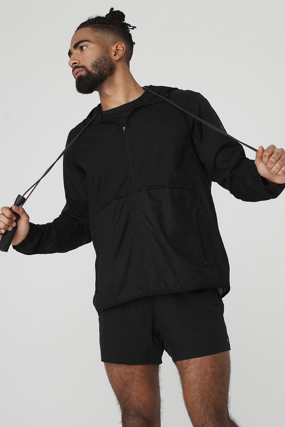 Repeat Running Jacket - Black Male Product Image