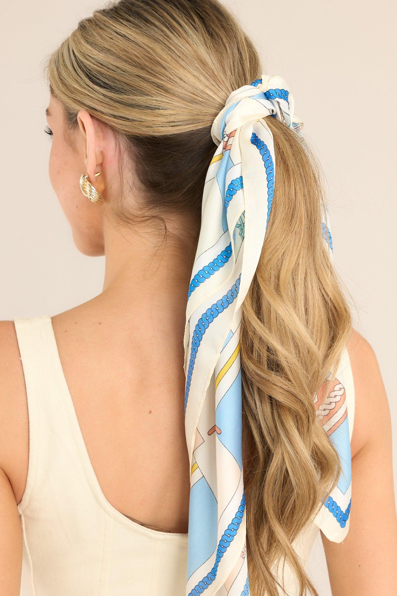 Another Time And Place Light Blue Scarf Product Image