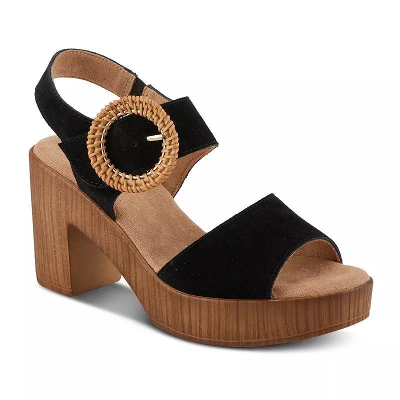 Spring Step Gamona Womens Cork Heeled Sandals Product Image