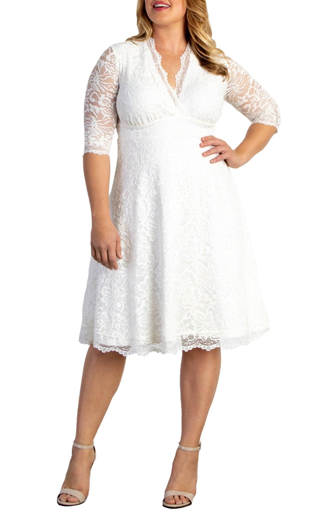 Bella Lace Dress - Plus Product Image