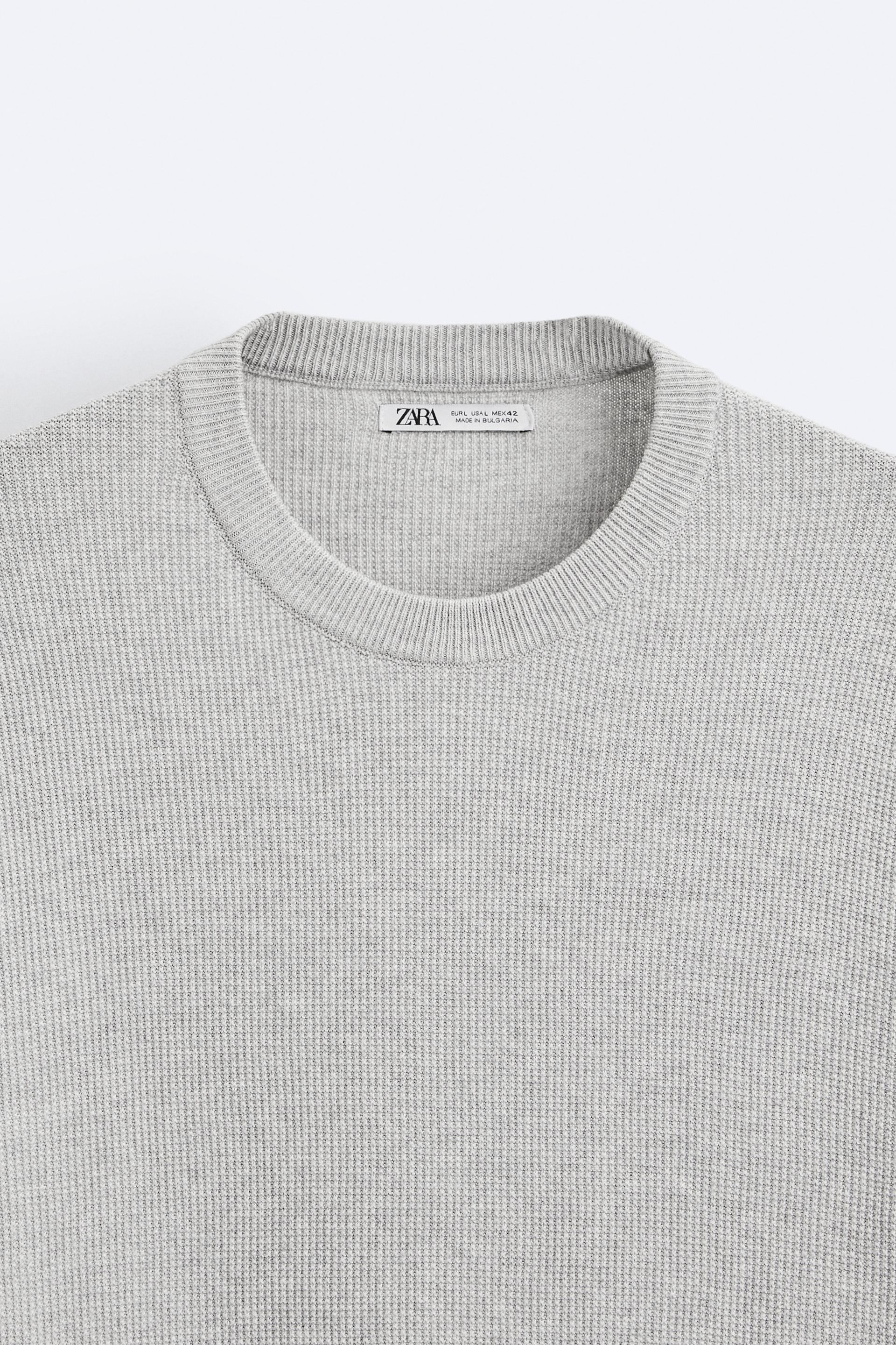 TEXTURED COTTON SWEATER Product Image