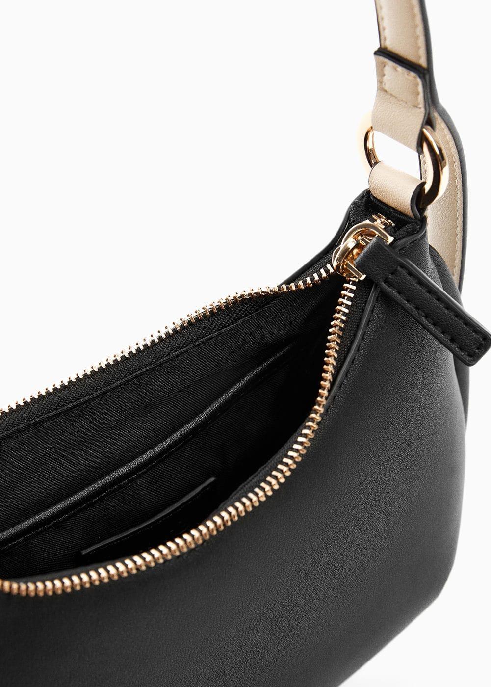 MANGO - Leather-effect shoulder bag - One size - Women Product Image