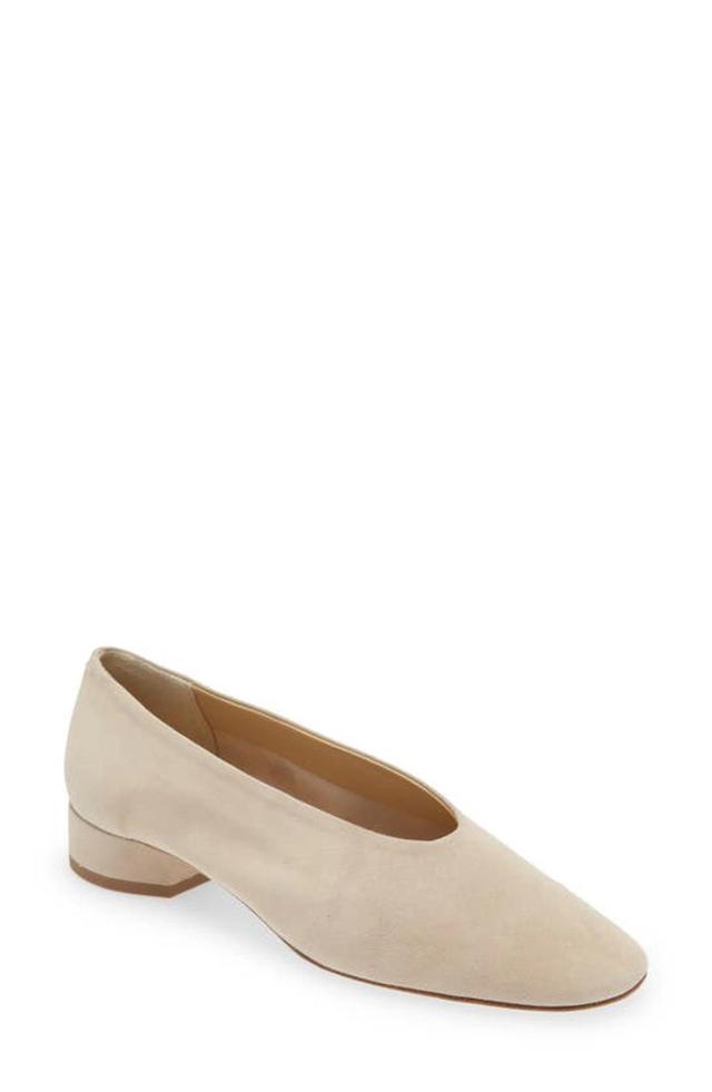 AEYDE Delia Ballerinas -  - Cream - Leather In Beige Product Image