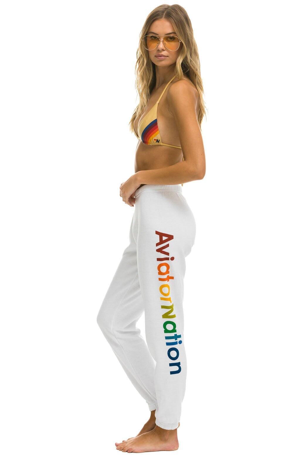 AVIATOR NATION SF - SWEATPANTS WHT Female Product Image