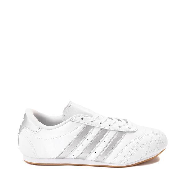 Womens adidas Taekwondo Athletic Shoe - Cloud White / Silver Metallic / Gum Product Image