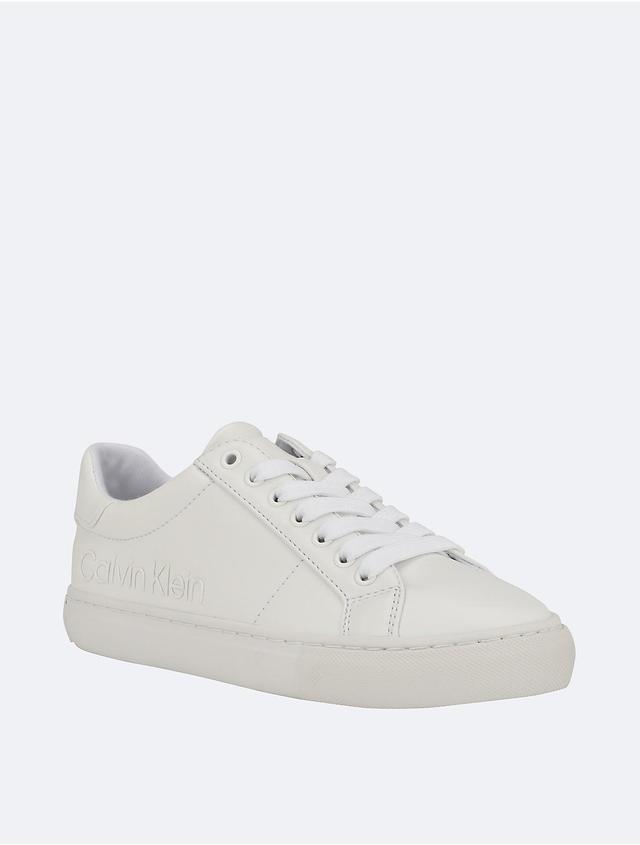 Calvin Klein Womens Womens Camzy Sneaker - Neutral - 10 Product Image