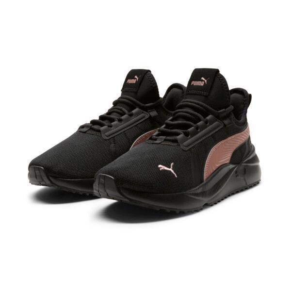 PUMA Pace Future Street Wide Women's Sneakers in Black/Rose Gold Product Image