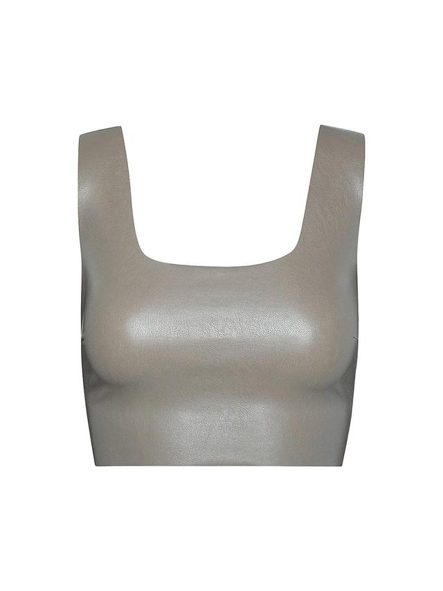 Commando Faux Leather Crop Top Product Image