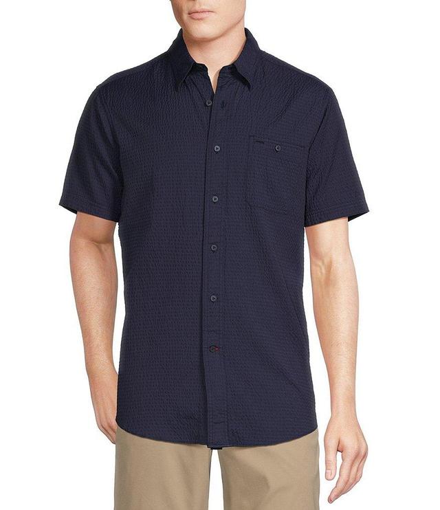 Cremieux Blue Label Performance Stretch Seersucker Short Sleeve Woven Shirt Product Image