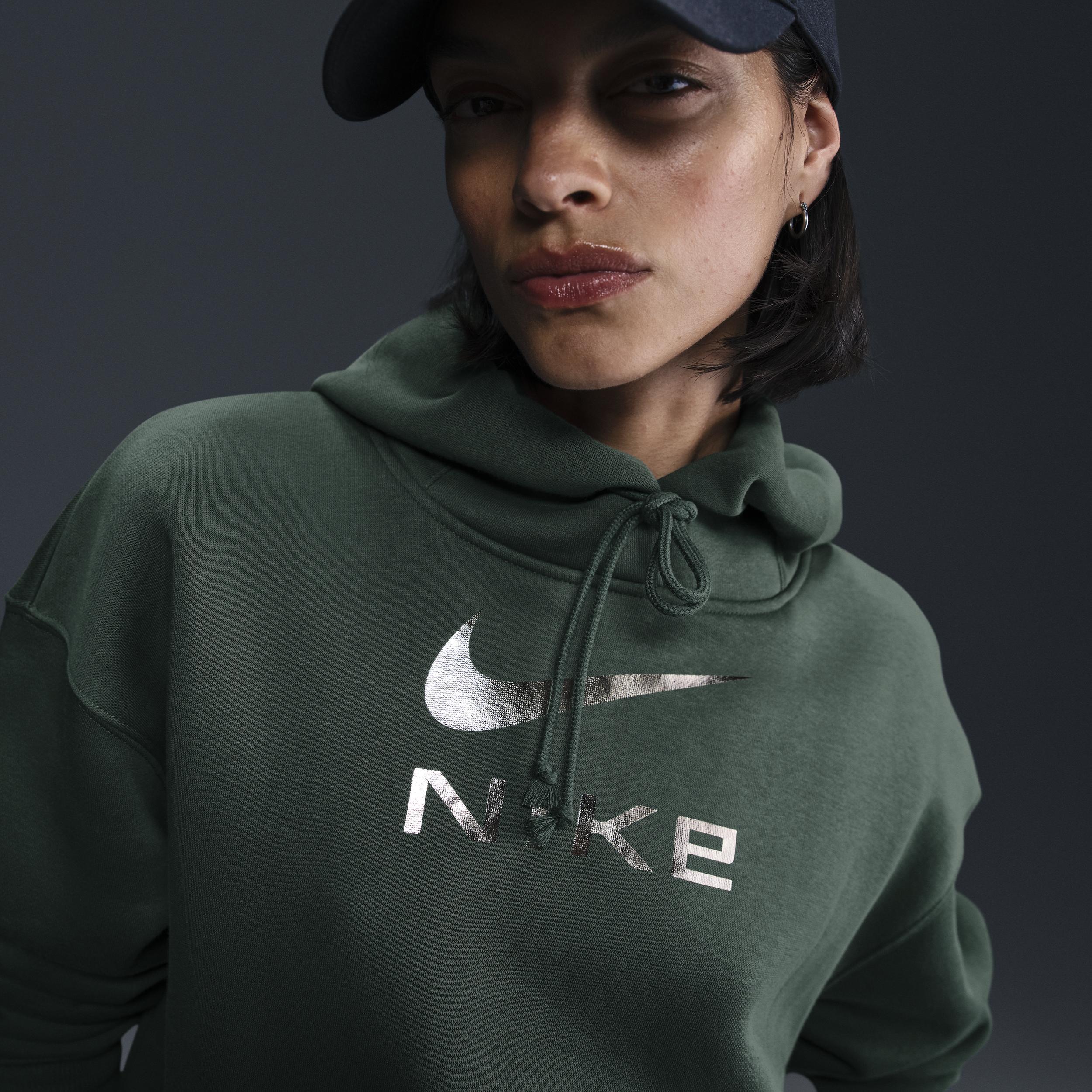 Women's Nike Sportswear Phoenix Fleece Oversized Pullover Graphic Hoodie Product Image