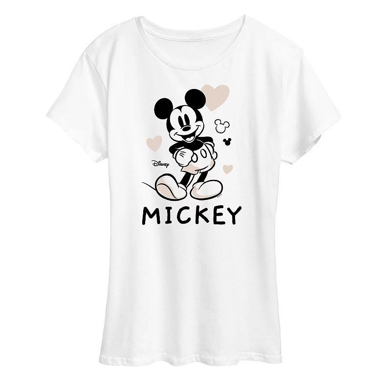 Disneys Mickey Mouse Womens Graphic Tee Product Image