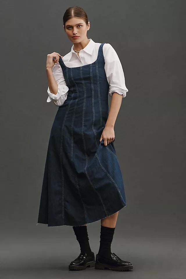 Reformation Amory Denim Midi Dress Product Image