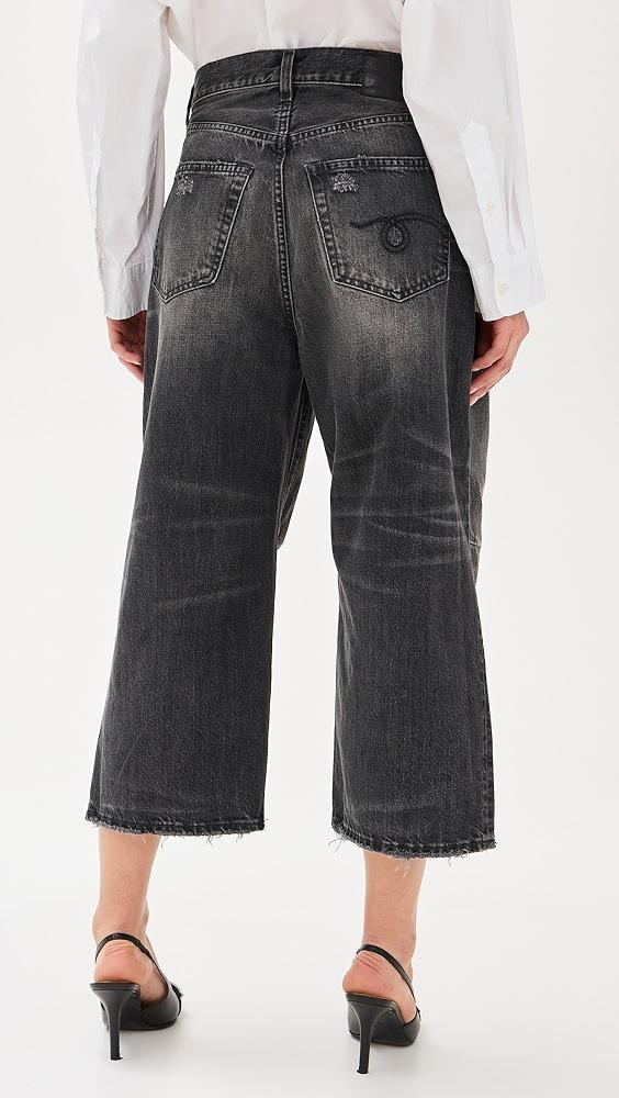 R13 Crop Wide Leg Jeans | Shopbop Product Image