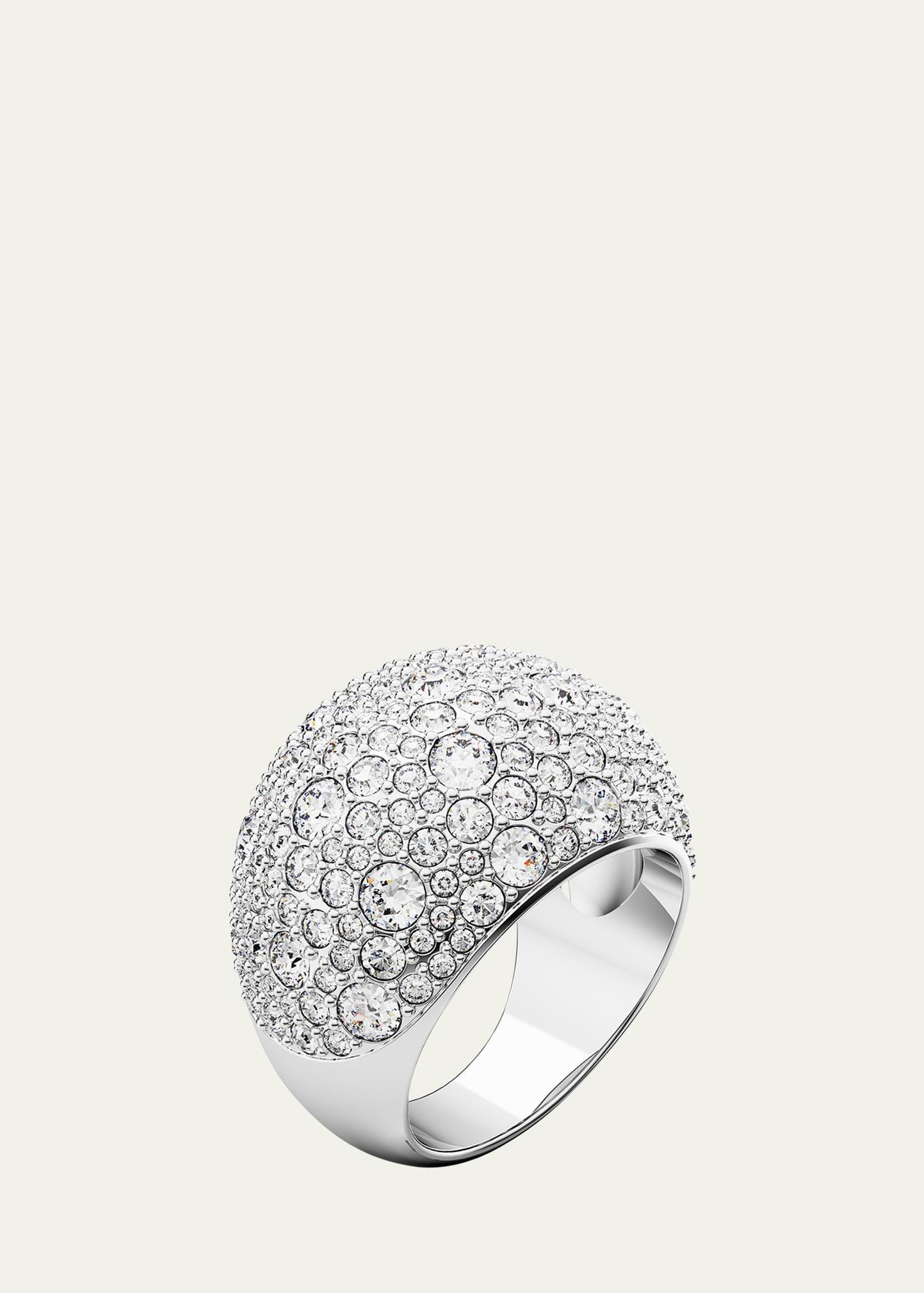 Swarovski Luna Pav Crystal Dome Ring Product Image