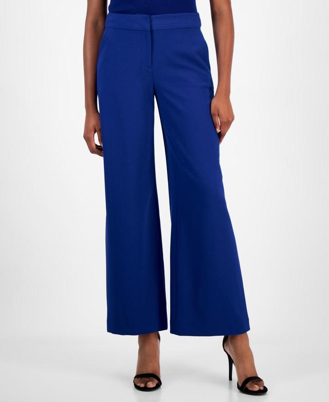 Tahari Asl Womens Wide-Leg Mid-Rise Pants Product Image